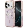 Etui Karl Lagerfeld IML Choupettes Karl  Script Logo MagSafe do iPhone 17 Pro różowy